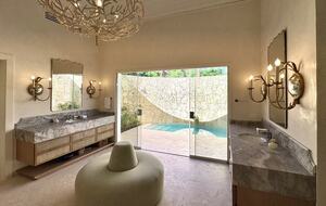 Master Bath with double vanities