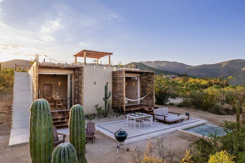 Solar-Powered Desert Retreat with Rooftop Views near La Ventana - El Sargento, Mexico