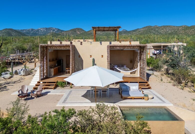 Solar-Powered Desert Retreat with Rooftop Views near La Ventana - El Sargento, Mexico