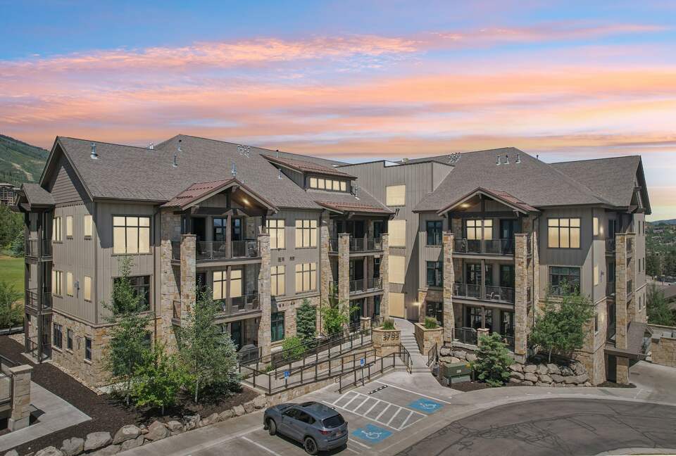 Sunset Over the Fairway, Facing Park City’s Slopes - Park City, Utah