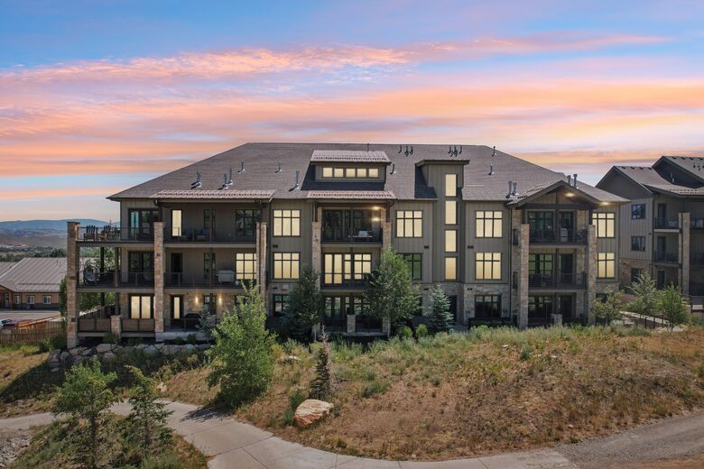Sunset Over the Fairway, Facing Park City’s Slopes - Park City, Utah