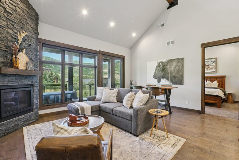 Sunset Over the Fairway, Facing Park City’s Slopes - Park City, Utah