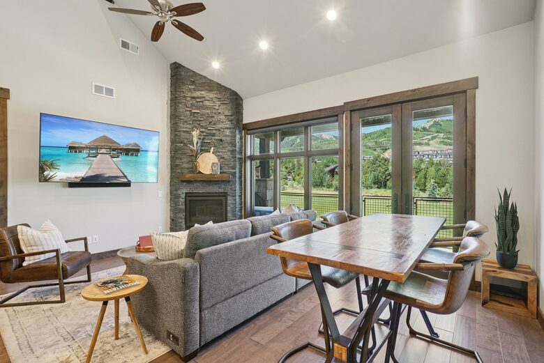 Sunset Over the Fairway, Facing Park City’s Slopes - Park City, Utah