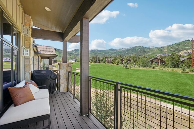Sunset Over the Fairway, Facing Park City’s Slopes - Park City, Utah