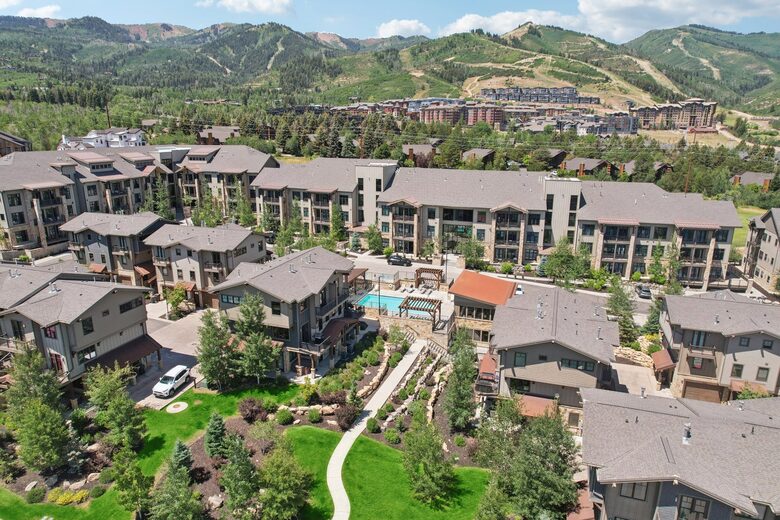 Sunset Over the Fairway, Facing Park City’s Slopes - Park City, Utah