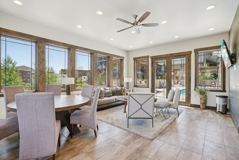 Sunset Over the Fairway, Facing Park City’s Slopes - Park City, Utah