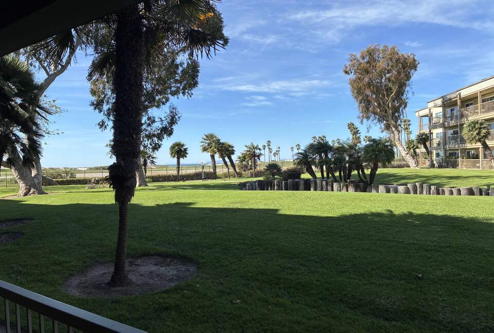 Ocean view from the living room