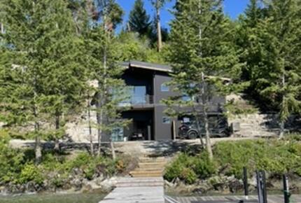 veiw from dock towards the house