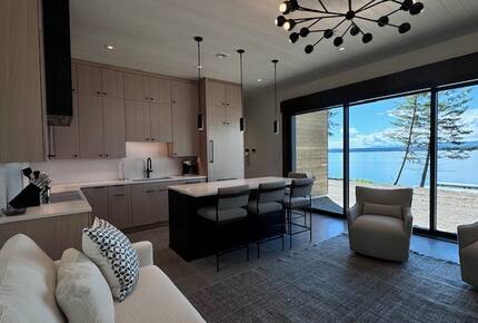 Kitchen and living room