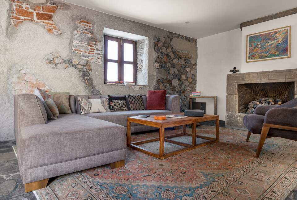 Relax by the fire, and enjoy a new LG TV that streams everything