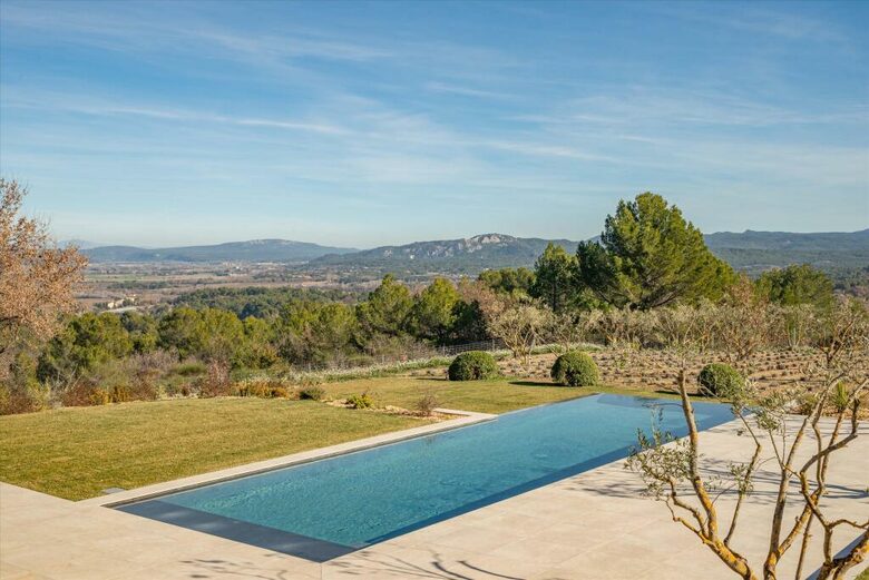Panoramic Grandeur Facing Mont Sainte-Victoire - Le Puy-Sainte-Réparade, France