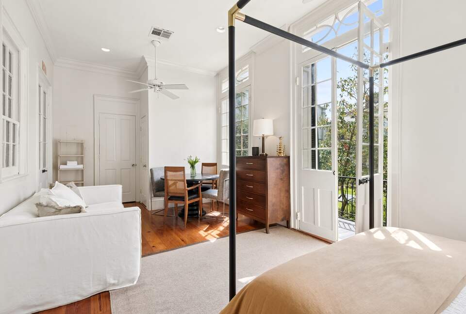 Historic French Quarter Studio with Balcony & Cathedral Views - New Orleans, Louisiana