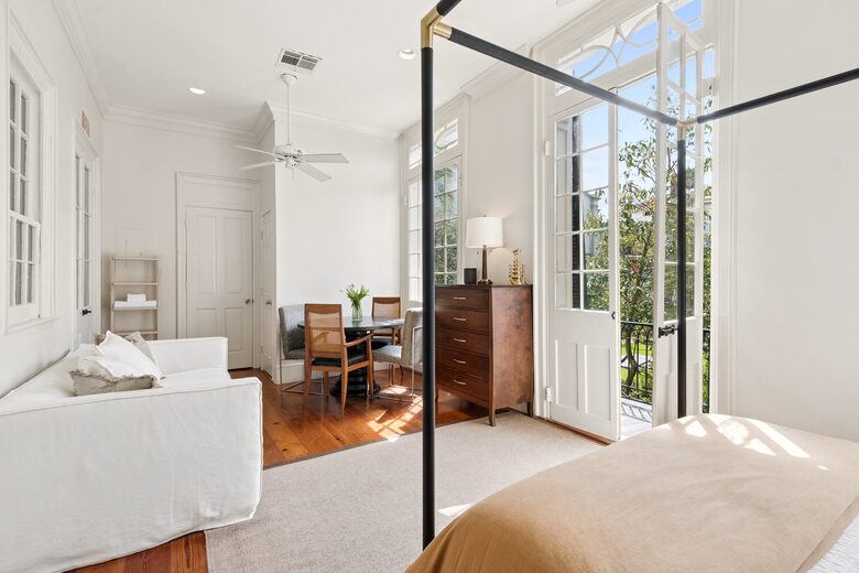 Historic French Quarter Studio with Balcony & Cathedral Views - New Orleans, Louisiana