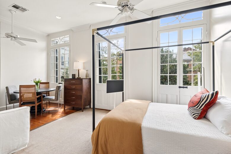 Historic French Quarter Studio with Balcony & Cathedral Views - New Orleans, Louisiana