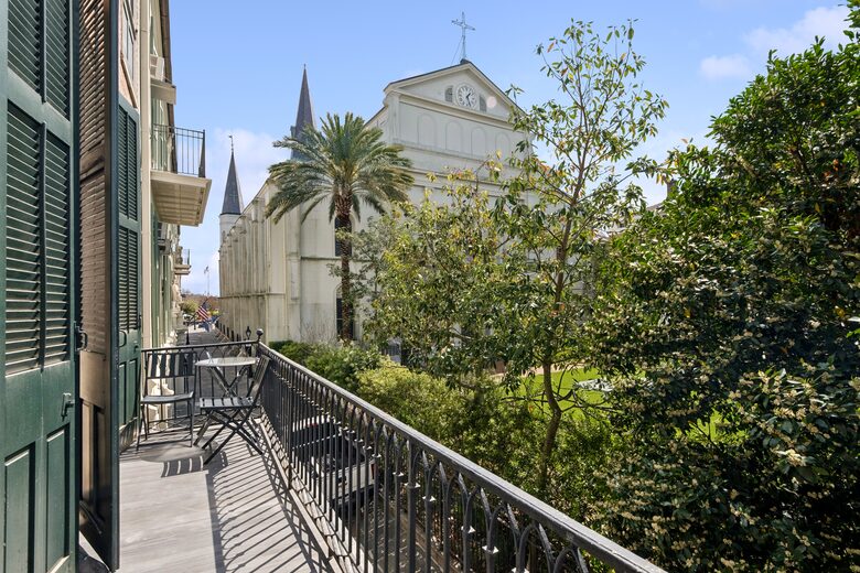 Historic French Quarter Studio with Balcony & Cathedral Views - New Orleans, Louisiana