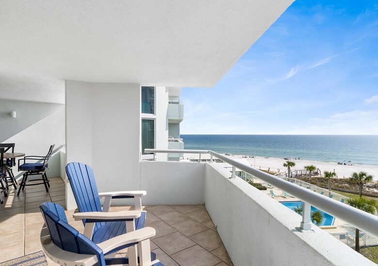 Beachfront Corner Condo with Gulf Views on Perdido Key - Pensacola, Florida