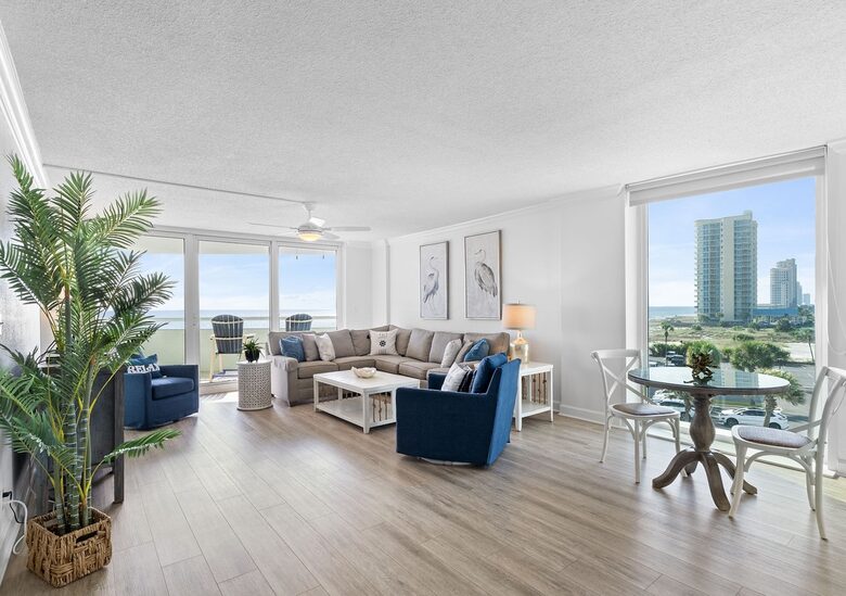 Beachfront Corner Condo with Gulf Views on Perdido Key - Pensacola, Florida