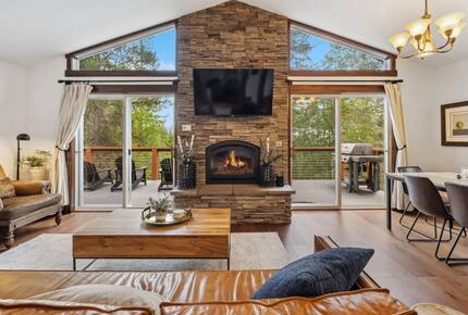 Forest Retreat with Covered Hot Tub Near Whitefish Mountain Resort - Whitefish, Montana