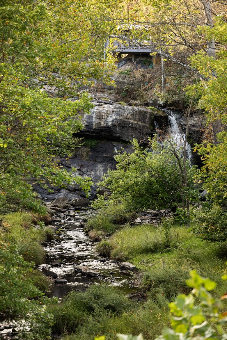 Modern Farmhouse Retreat with Waterfall Views in the Catskills - Kerhonkson, New York