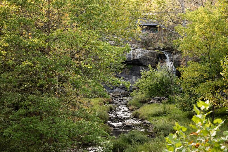 Modern Farmhouse Retreat with Waterfall Views in the Catskills - Kerhonkson, New York