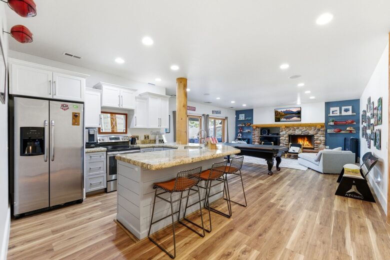 Basement Kitchen + Bar