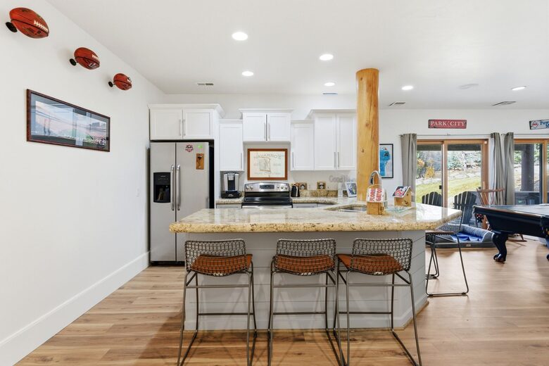 Basement Kitchen + Bar