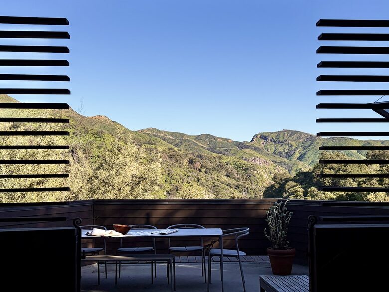 Roof Terrace and sweeping mountain views