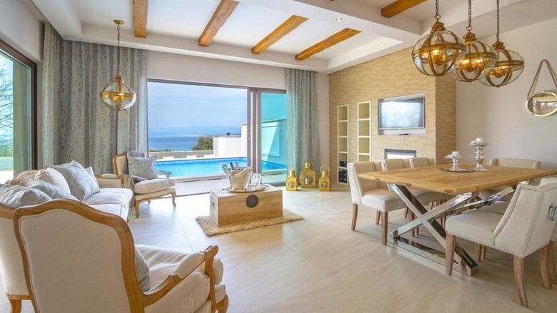 Adriatic Elegance in Coastal Malinska - Zidarići, Croatia