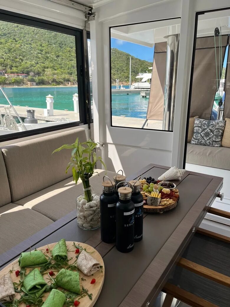 Serenity Luxury Crewed Catamaran in the Virgin Islands - Road Town, Virgin Islands, British