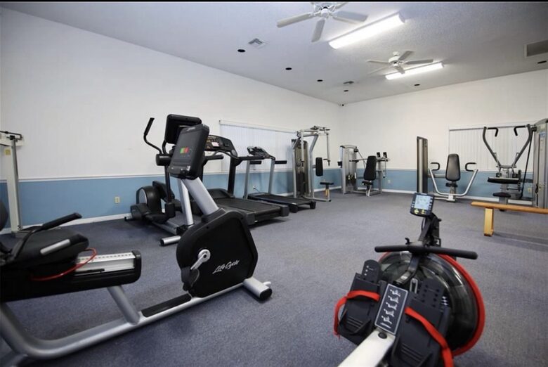 Free weights, Nautilus, and Sauna