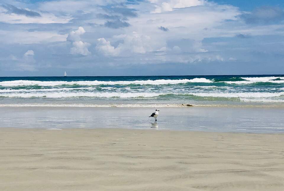 short stroll to beach!