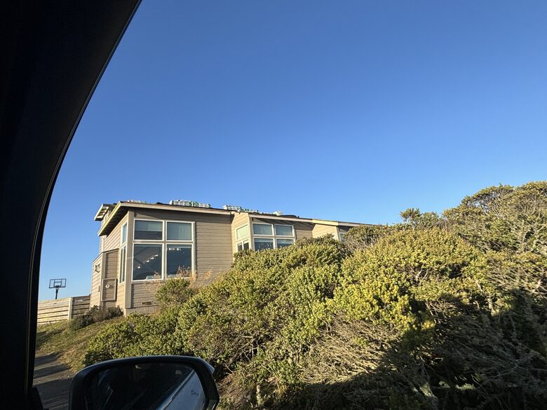 View of the house from driveway