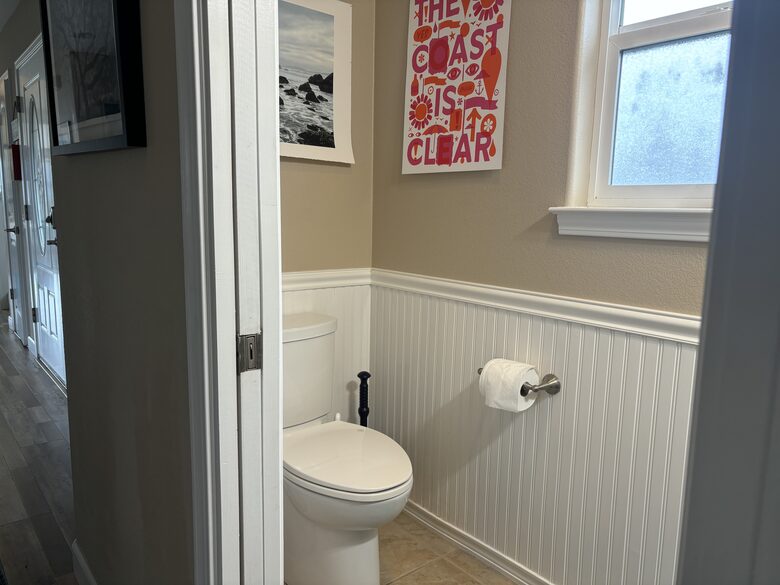 Downstairs half bathroom