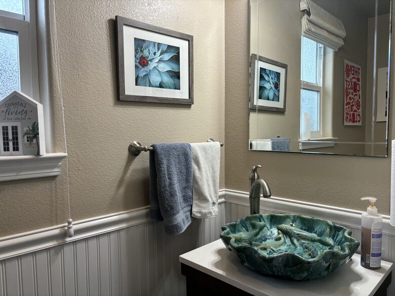 Downstairs half bathroom