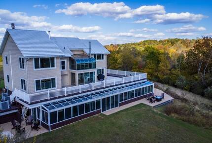 Two-Story Sunroom Above Strouds Run - Athens, Ohio