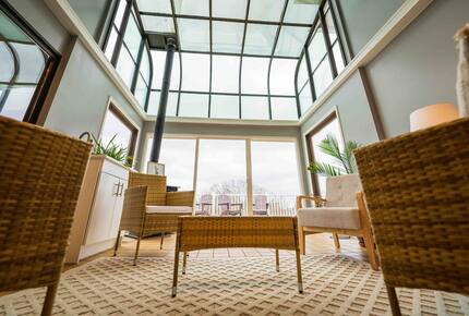 Two-Story Sunroom Above Strouds Run - Athens, Ohio