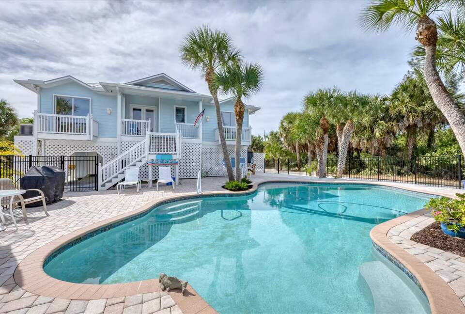 Secluded Gulf Retreat on Palm Island with Private Pool - Placida, Florida