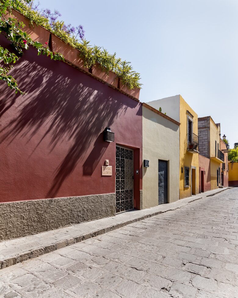 Our flat street -- rare in SMA, five min walk to Parroquia