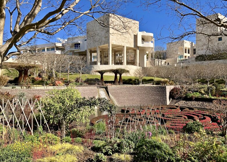 The magnificent Getty Center museum is 30-45 minutes away