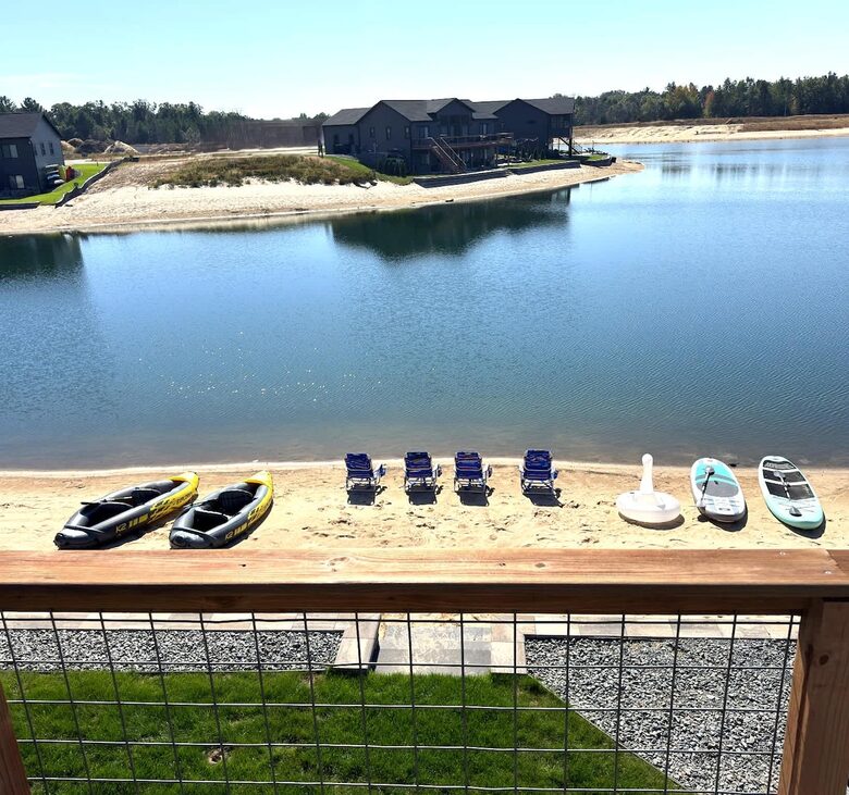 Wisconsin Lake House with Beach & Game Room - New Lisbon, Wisconsin