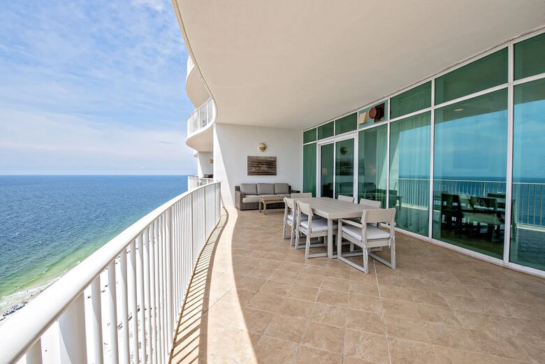 Panoramic Gulf & Beachfront Views from an Elevated Corner Retreat - Orange Beach, Alabama