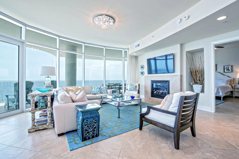 Panoramic Gulf & Beachfront Views from an Elevated Corner Retreat - Orange Beach, Alabama