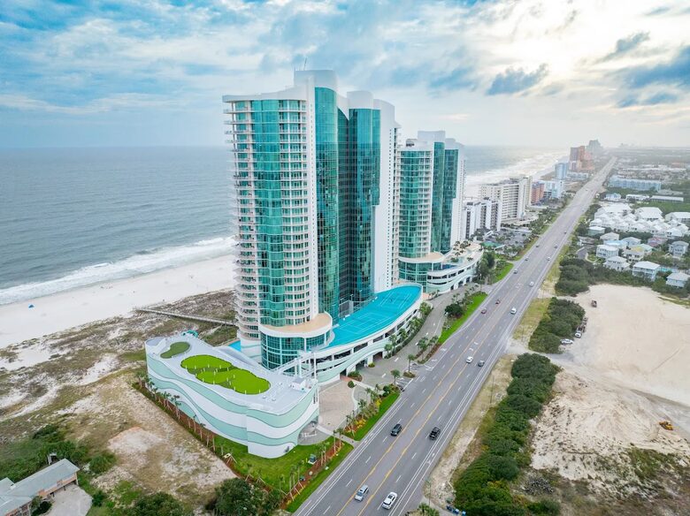 Panoramic Gulf & Beachfront Views from an Elevated Corner Retreat - Orange Beach, Alabama