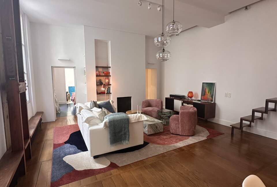 A Refined Marais Retreat with Mezzanine Charm - Paris, France