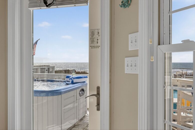 Oceanfront- Heated Pool! Private & Hot Tub - North Topsail Beach, North Carolina
