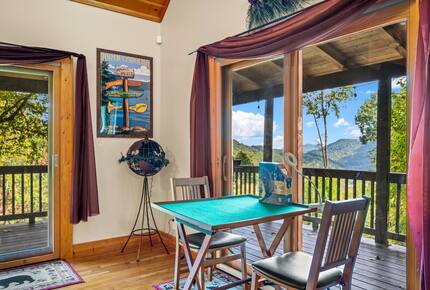Blue Ridge Cabin with Panoramic Views & Wraparound Decks - Maggie Valley, North Carolina