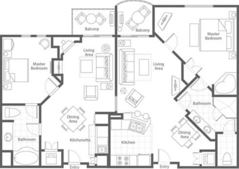 Two-Bedroom Alpine Villa | Sheraton Mountain Vista Villas, Avon / Vail Valley - Avon, Colorado