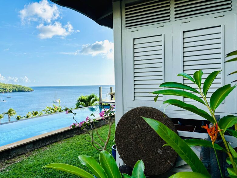 Balinese Oceanfront Villa Overlooking Grande Anse - Les Anses-d'Arlet, Martinique