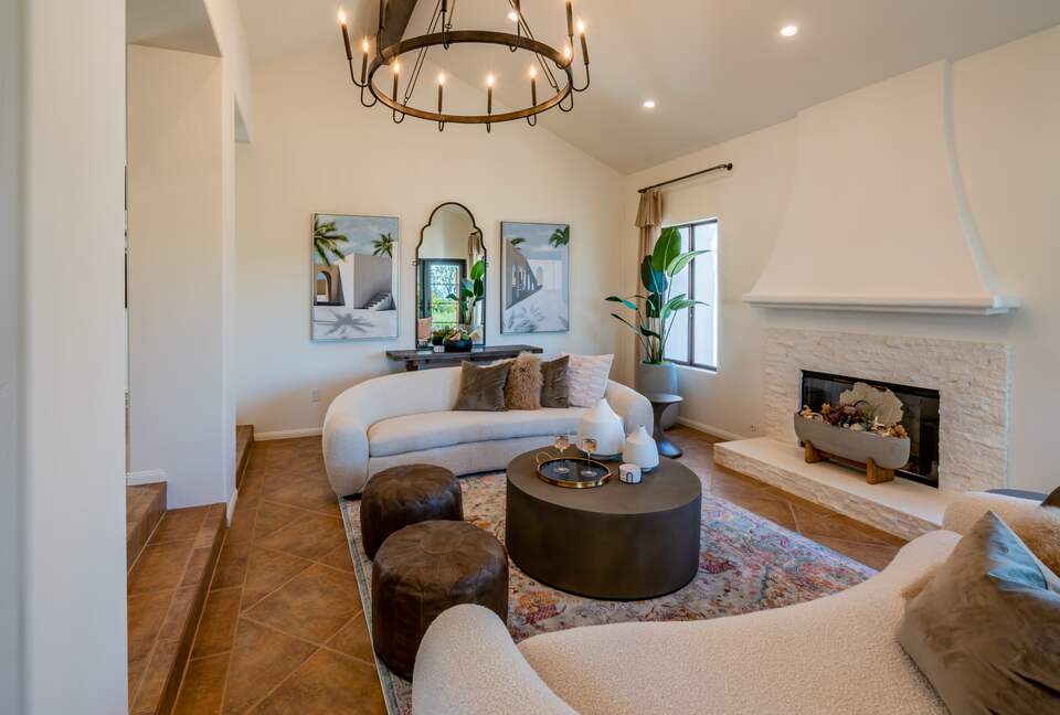 Great room at the entrance of the house