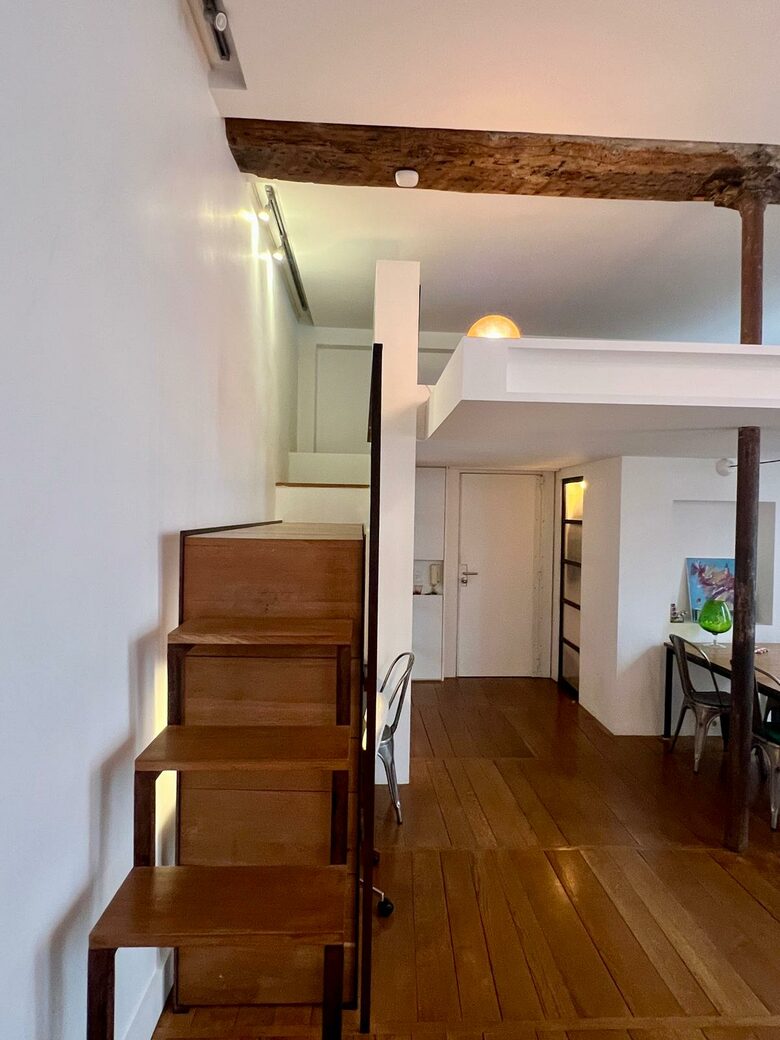 A Refined Marais Retreat with Mezzanine Charm - Paris, France